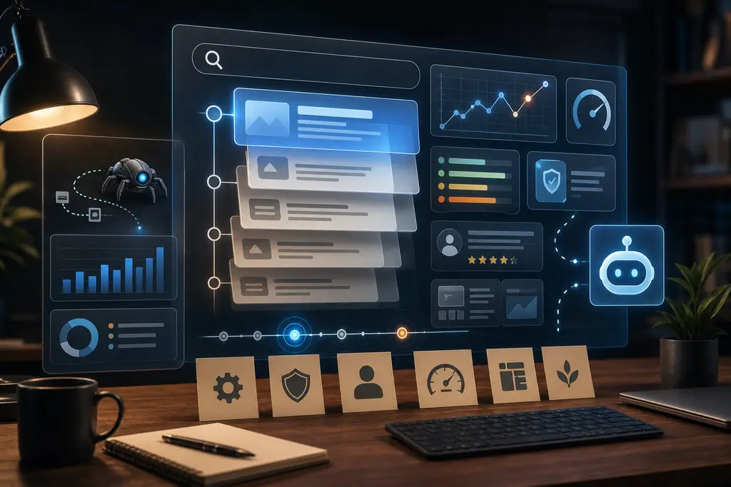 Search ranking systems and algorithm update signals