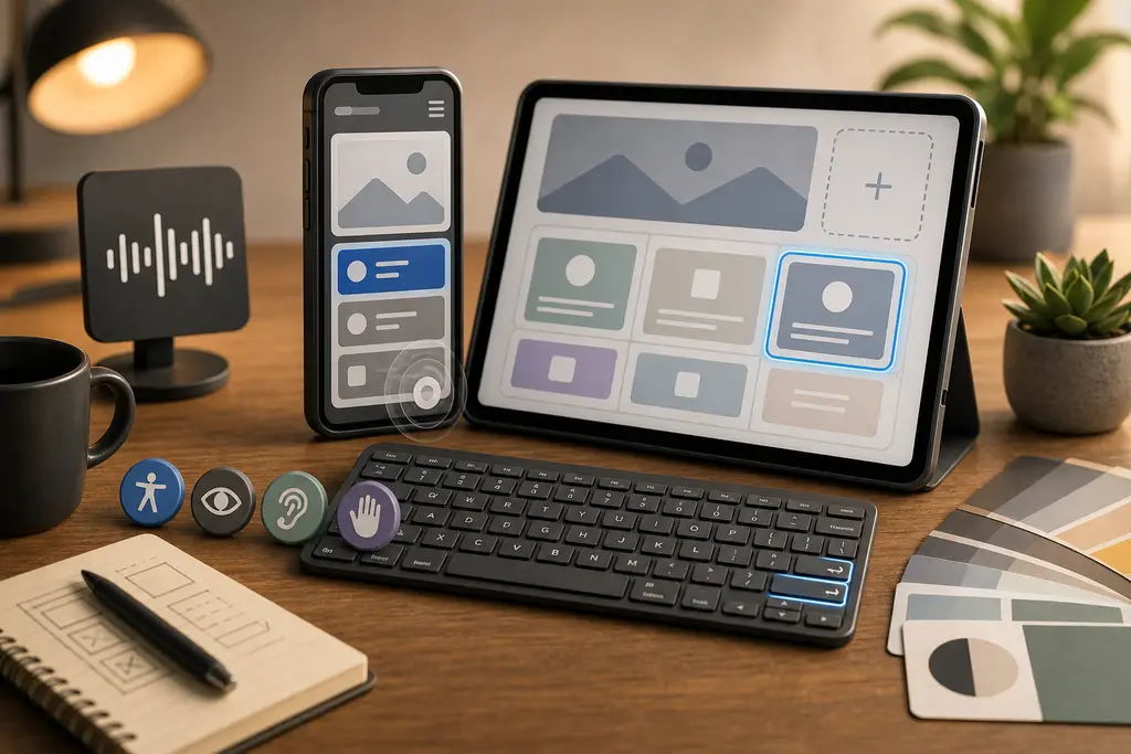 Mobile usability and accessibility testing setup