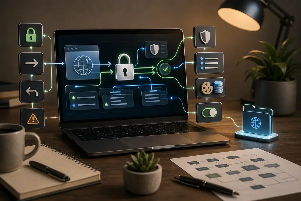 Secure website delivery with privacy and protocol controls